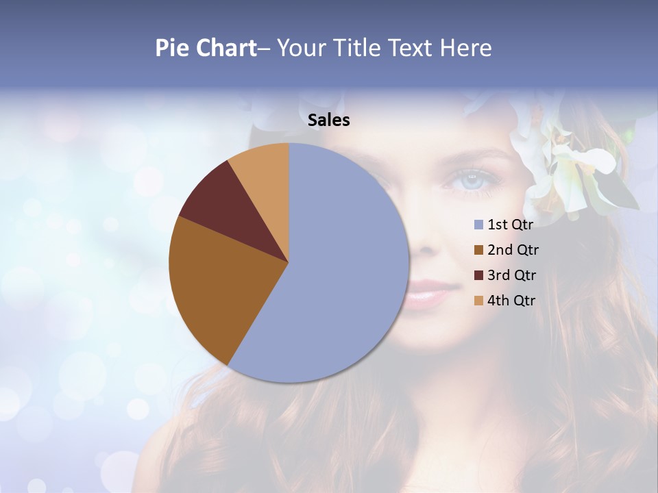 Female Headshot Happy PowerPoint Template