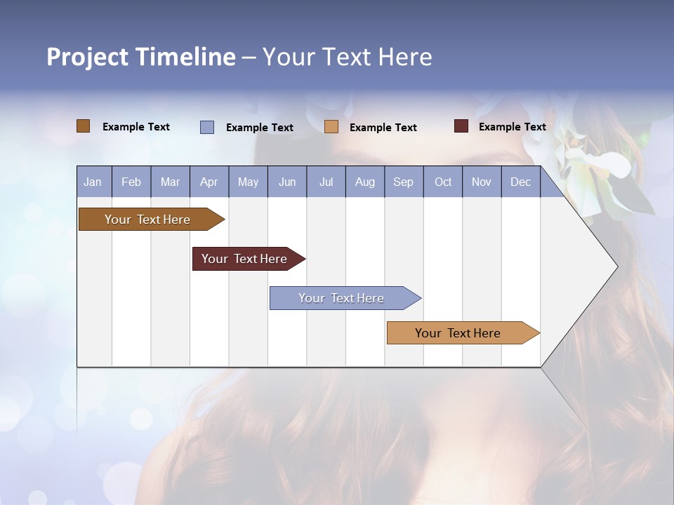 Female Headshot Happy PowerPoint Template