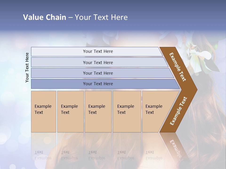 Female Headshot Happy PowerPoint Template