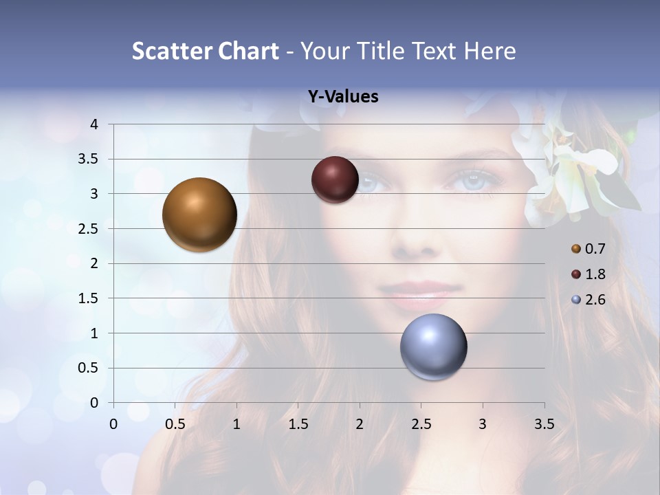Female Headshot Happy PowerPoint Template