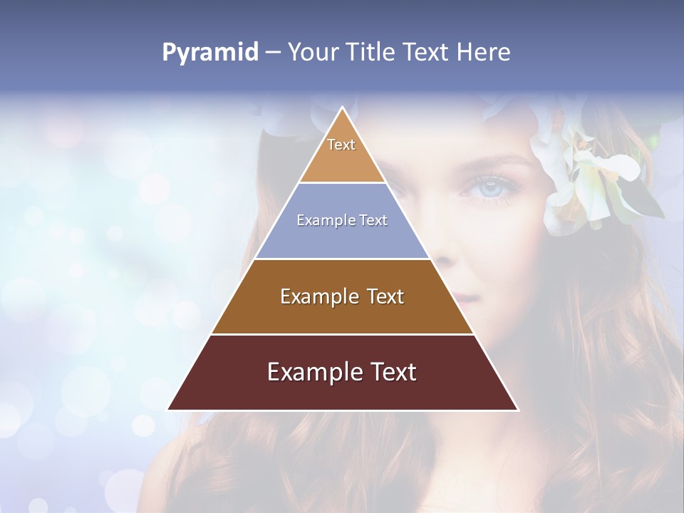 Female Headshot Happy PowerPoint Template