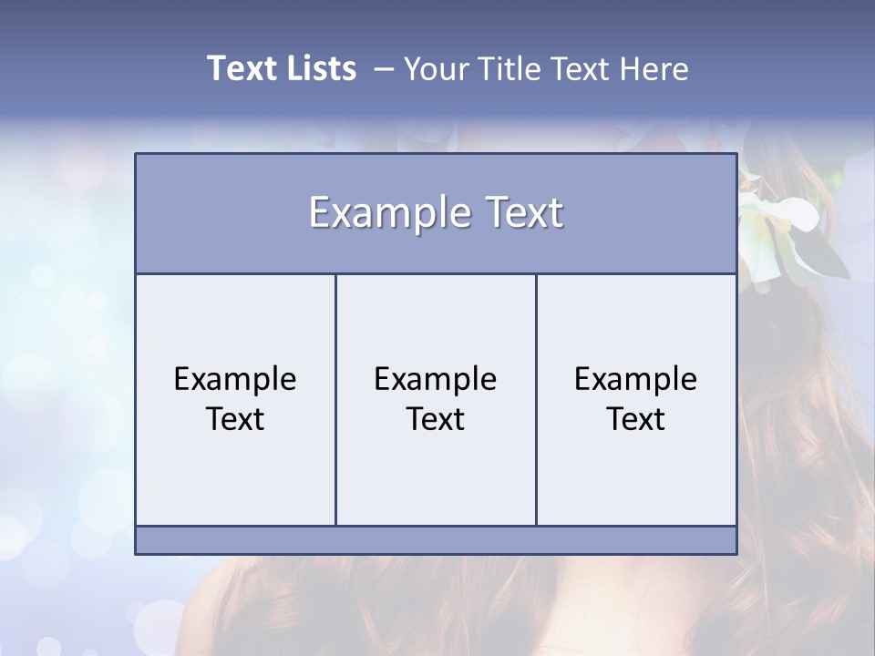 Female Headshot Happy PowerPoint Template