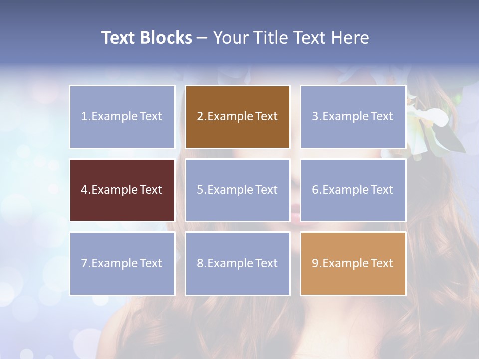 Female Headshot Happy PowerPoint Template