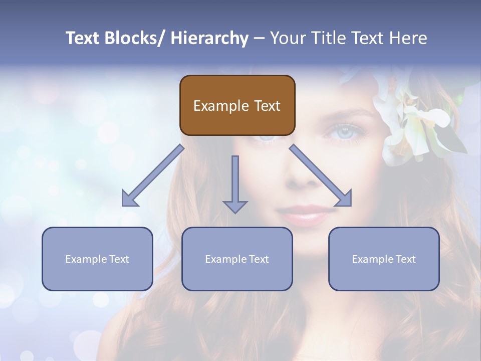 Female Headshot Happy PowerPoint Template