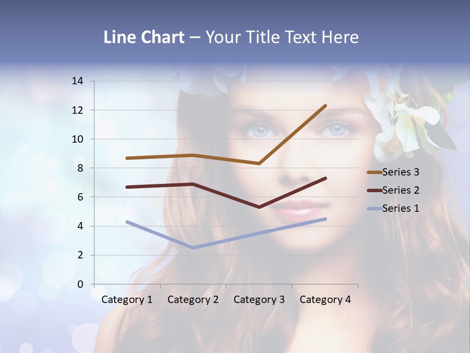 Female Headshot Happy PowerPoint Template