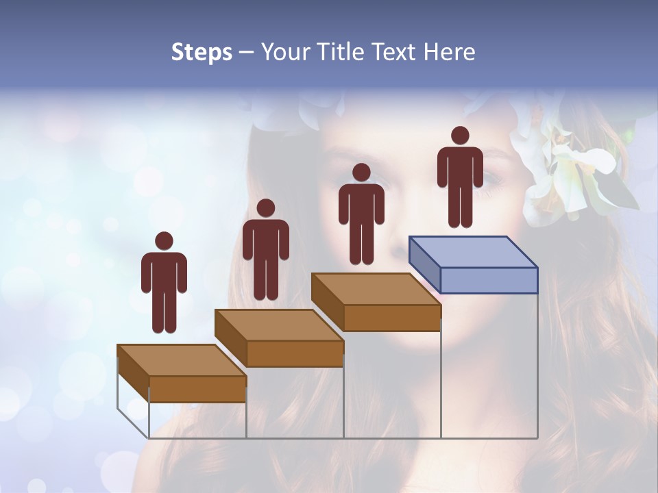 Female Headshot Happy PowerPoint Template