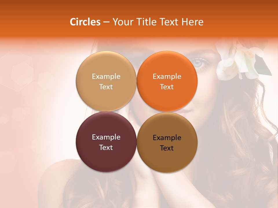 Beauty Hair Serenity PowerPoint Template