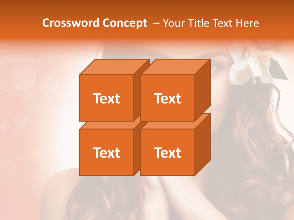 Beauty Hair Serenity PowerPoint Template