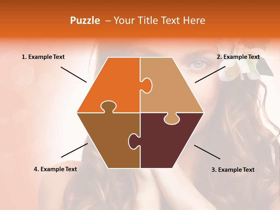 Beauty Hair Serenity PowerPoint Template