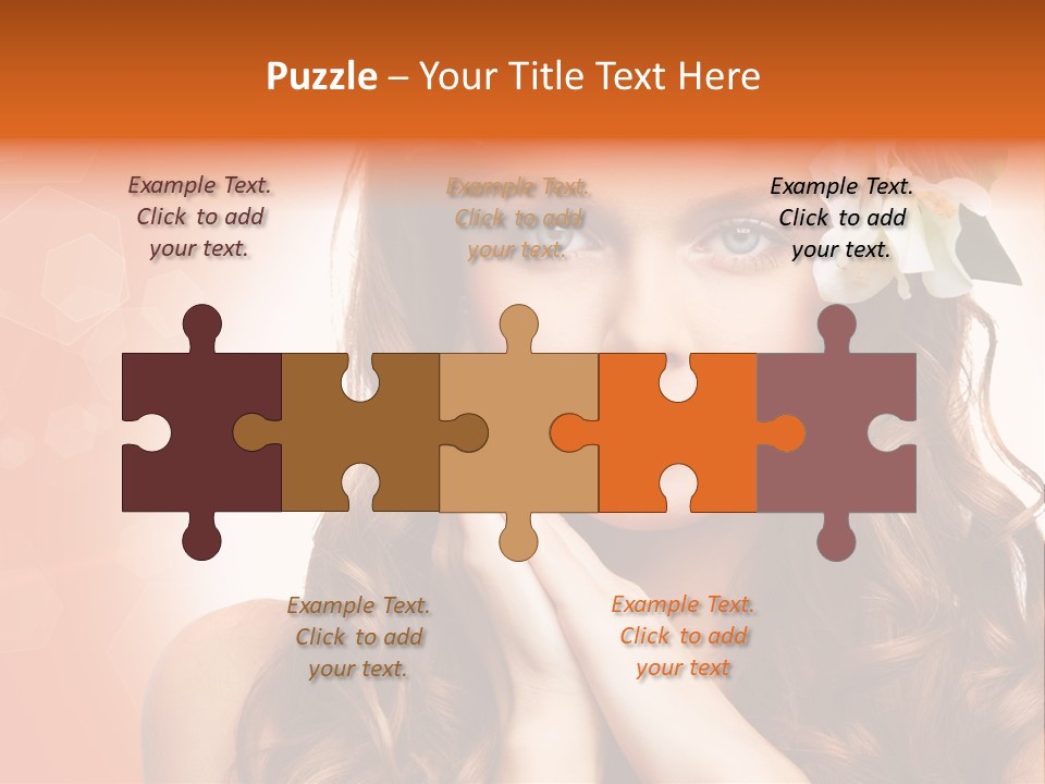 Beauty Hair Serenity PowerPoint Template