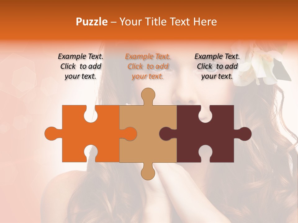 Beauty Hair Serenity PowerPoint Template