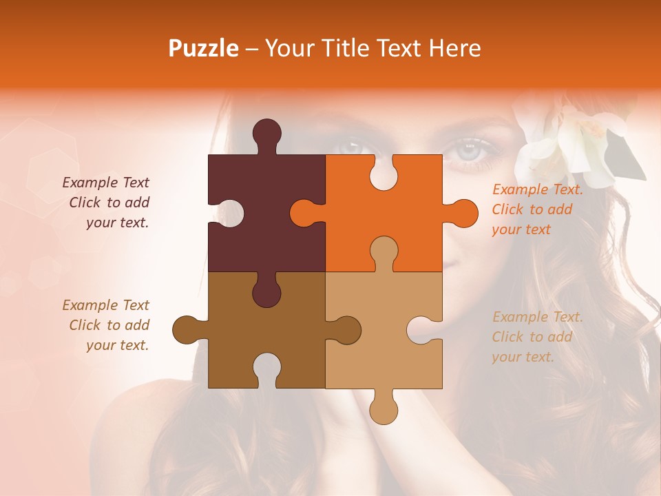 Beauty Hair Serenity PowerPoint Template