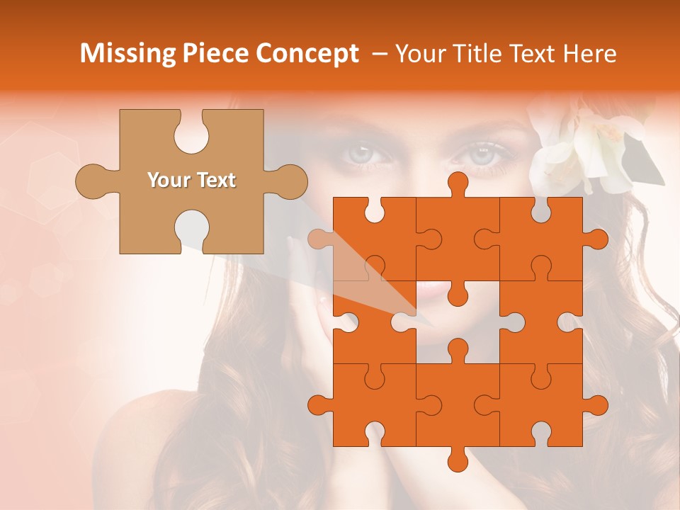 Beauty Hair Serenity PowerPoint Template