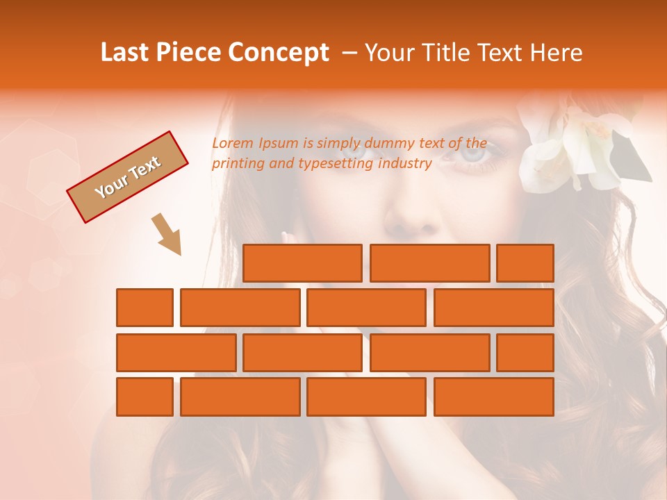 Beauty Hair Serenity PowerPoint Template