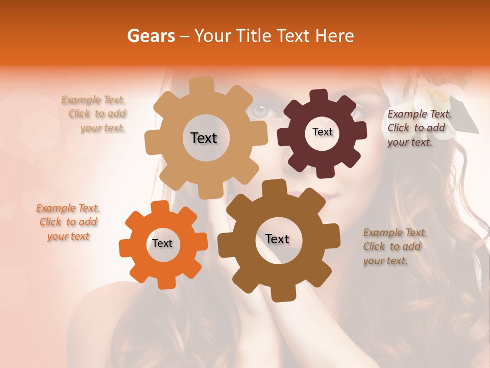 Beauty Hair Serenity PowerPoint Template