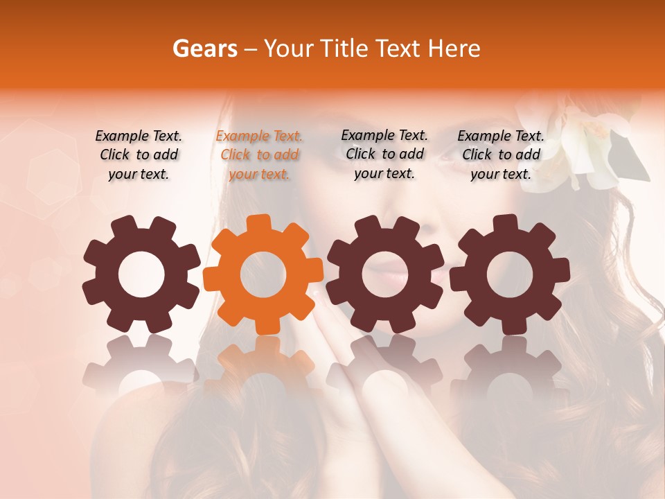 Beauty Hair Serenity PowerPoint Template