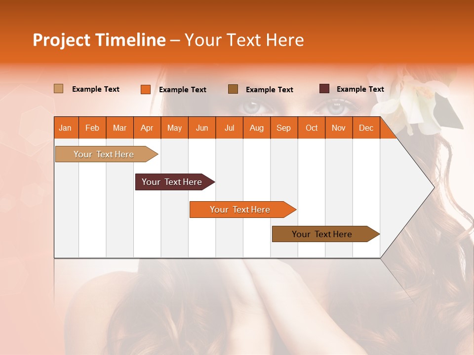 Beauty Hair Serenity PowerPoint Template