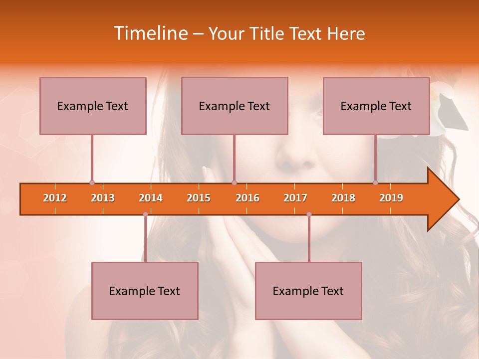 Beauty Hair Serenity PowerPoint Template