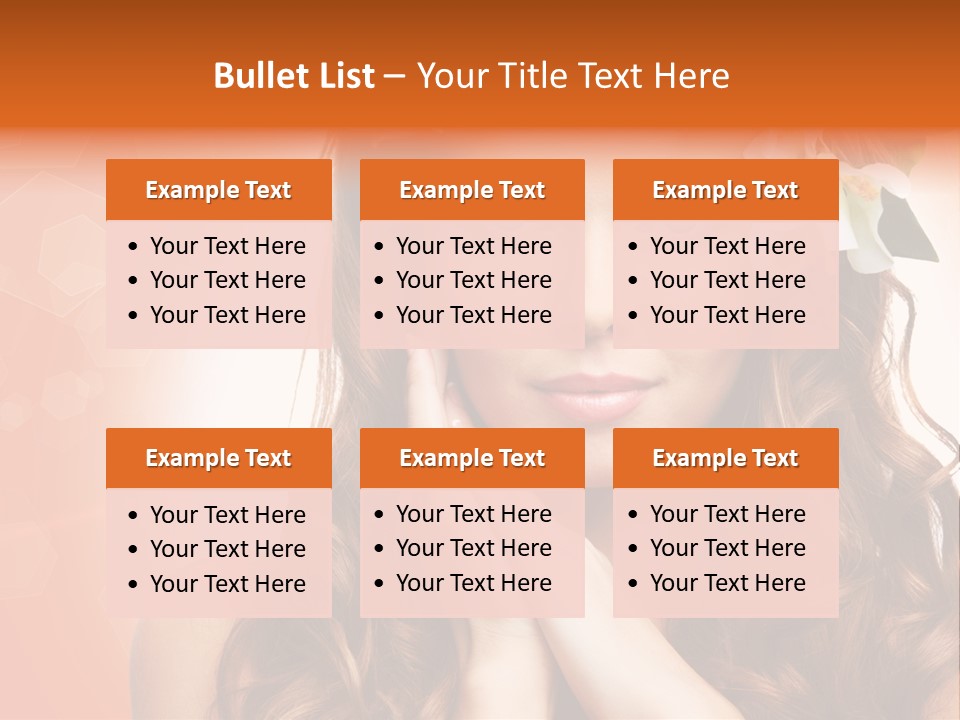 Beauty Hair Serenity PowerPoint Template
