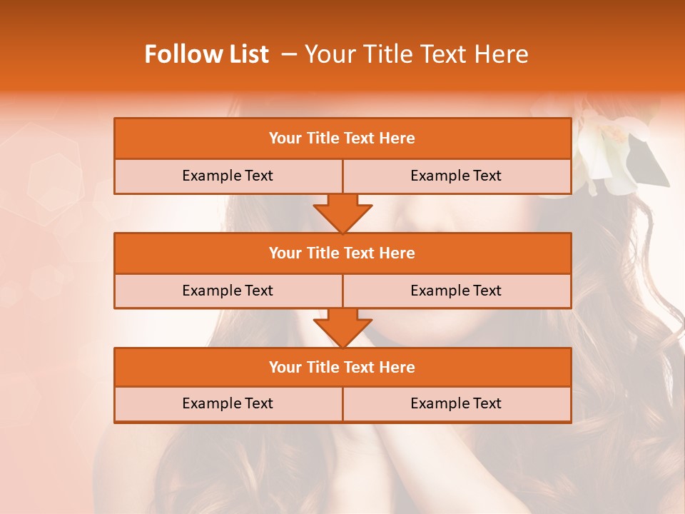 Beauty Hair Serenity PowerPoint Template