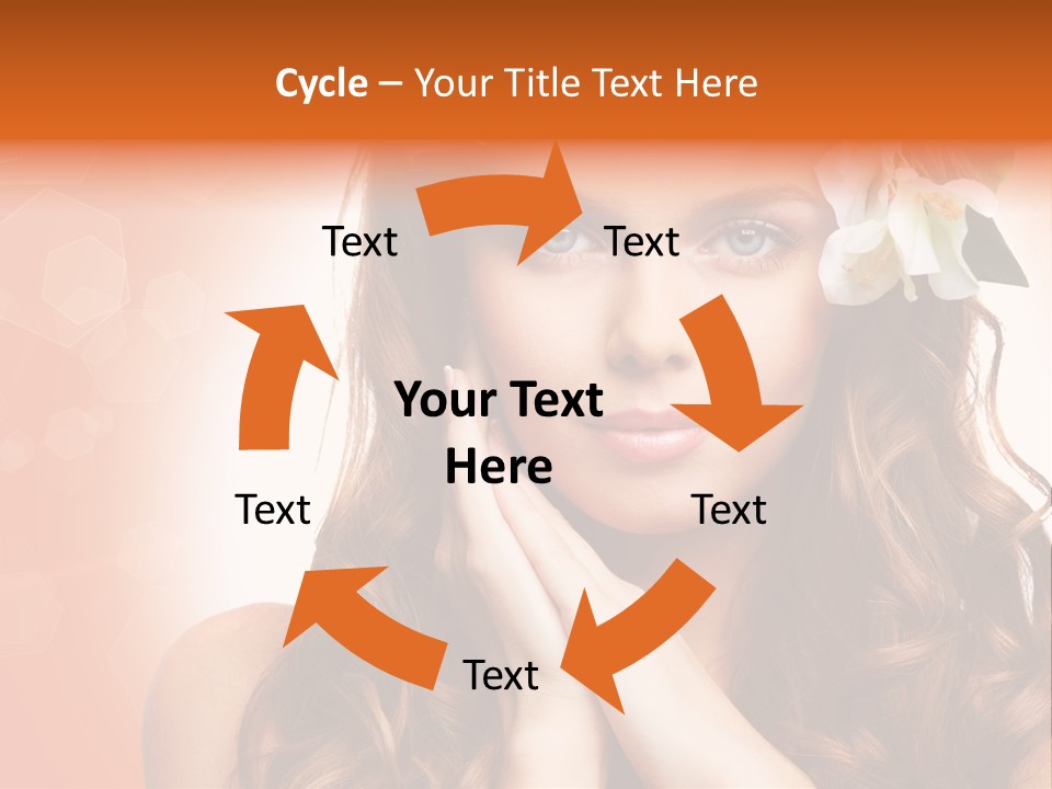 Beauty Hair Serenity PowerPoint Template