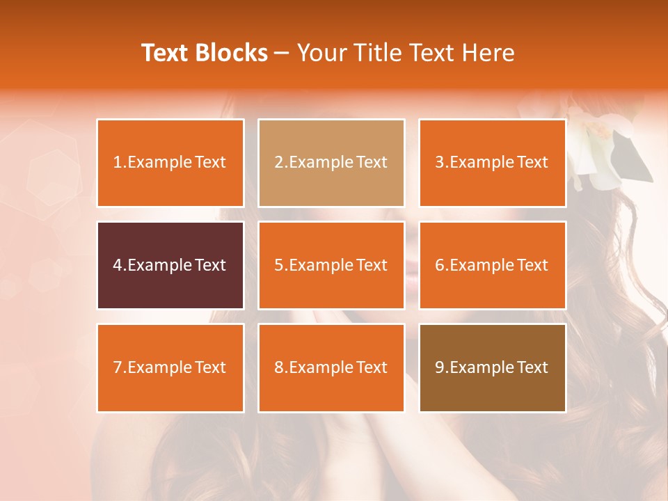 Beauty Hair Serenity PowerPoint Template