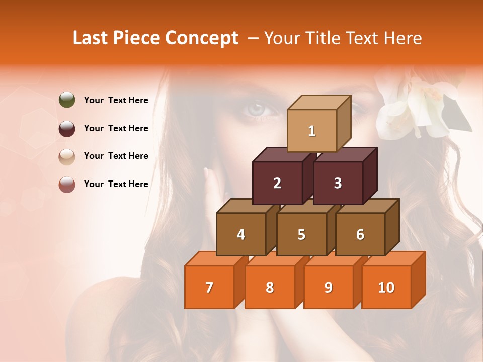 Beauty Hair Serenity PowerPoint Template