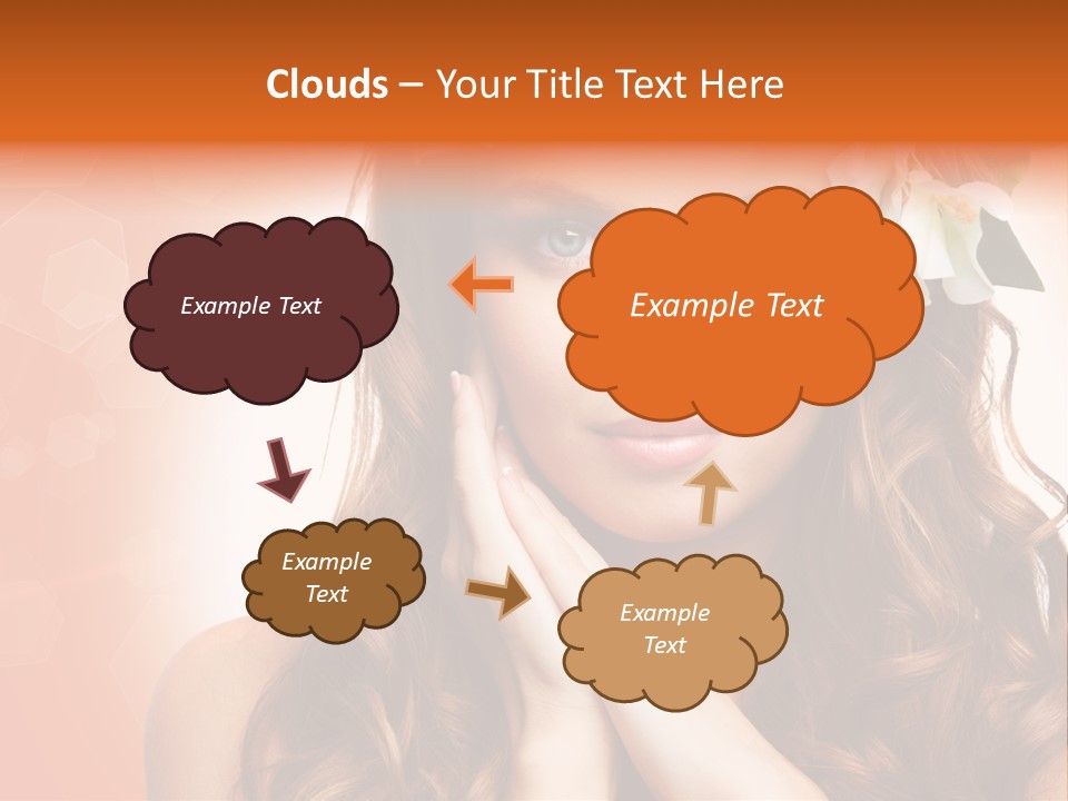 Beauty Hair Serenity PowerPoint Template