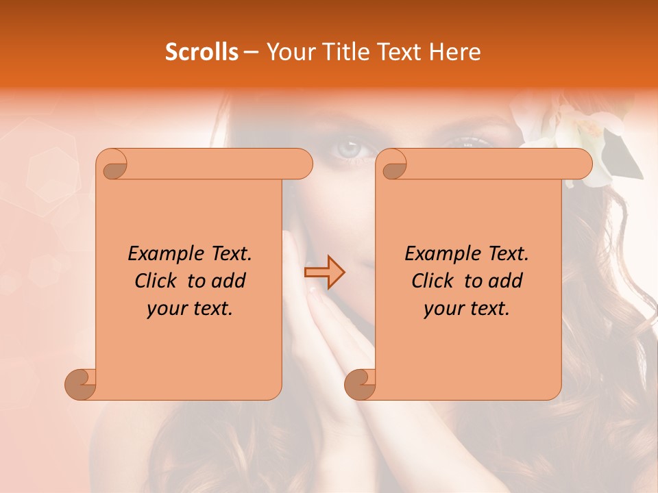 Beauty Hair Serenity PowerPoint Template