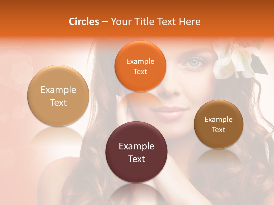 Beauty Hair Serenity PowerPoint Template