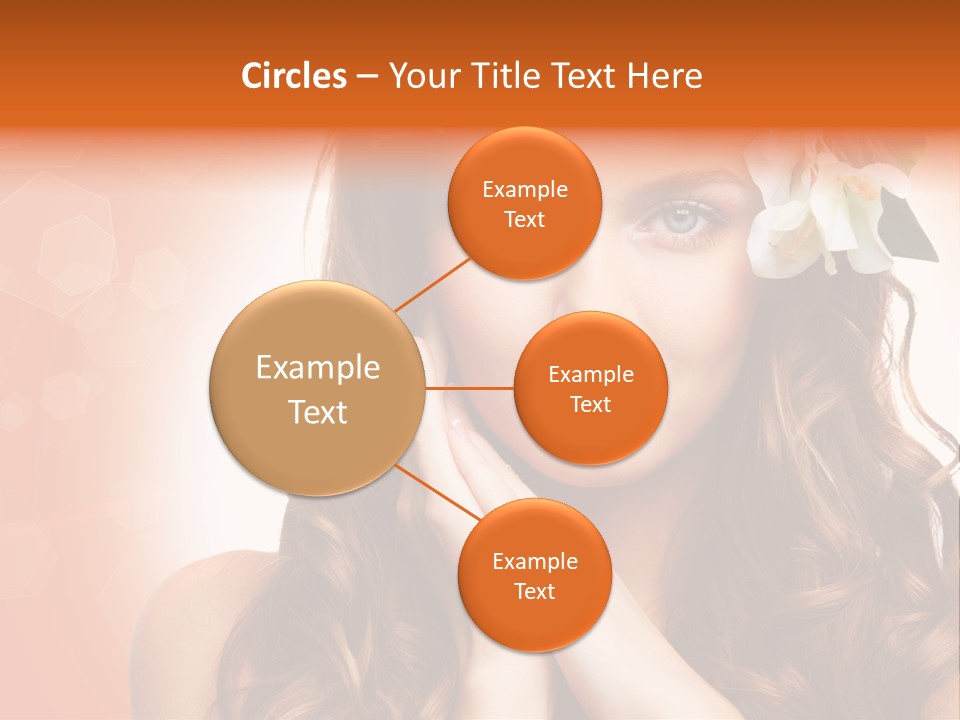 Beauty Hair Serenity PowerPoint Template