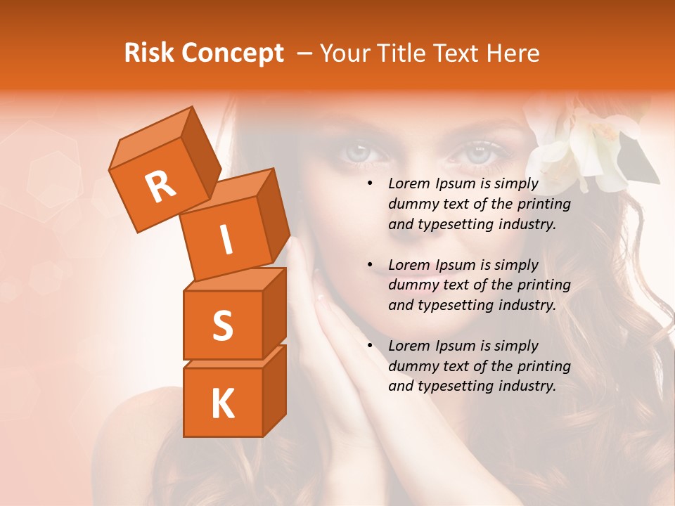 Beauty Hair Serenity PowerPoint Template