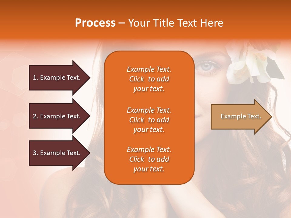 Beauty Hair Serenity PowerPoint Template