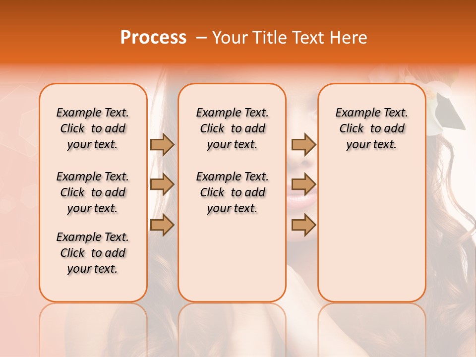 Beauty Hair Serenity PowerPoint Template