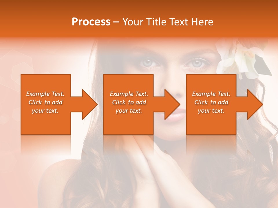 Beauty Hair Serenity PowerPoint Template