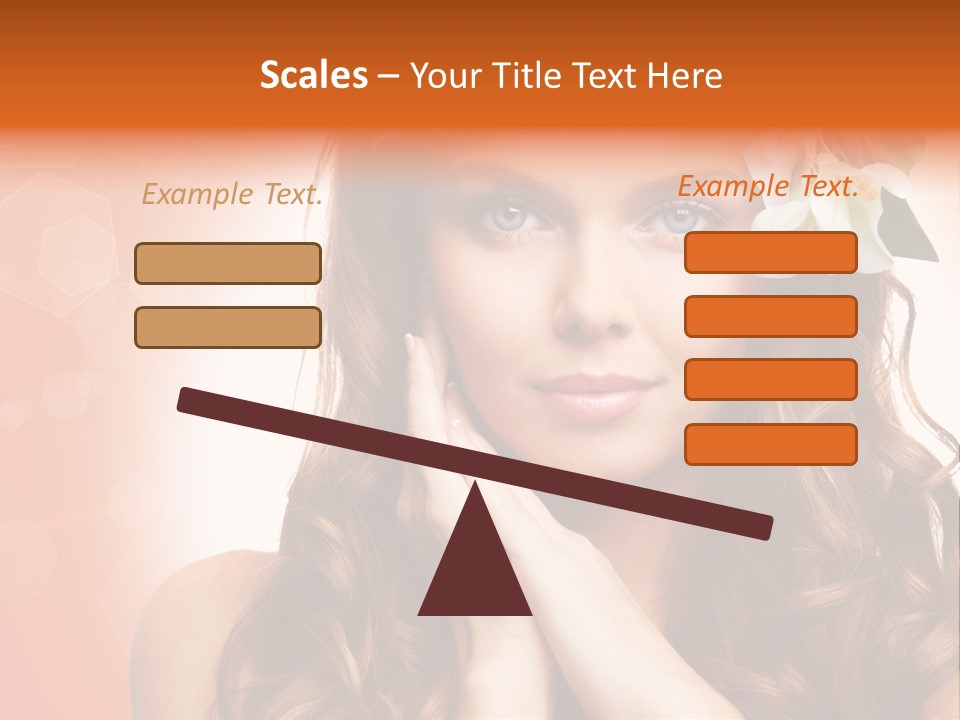 Beauty Hair Serenity PowerPoint Template