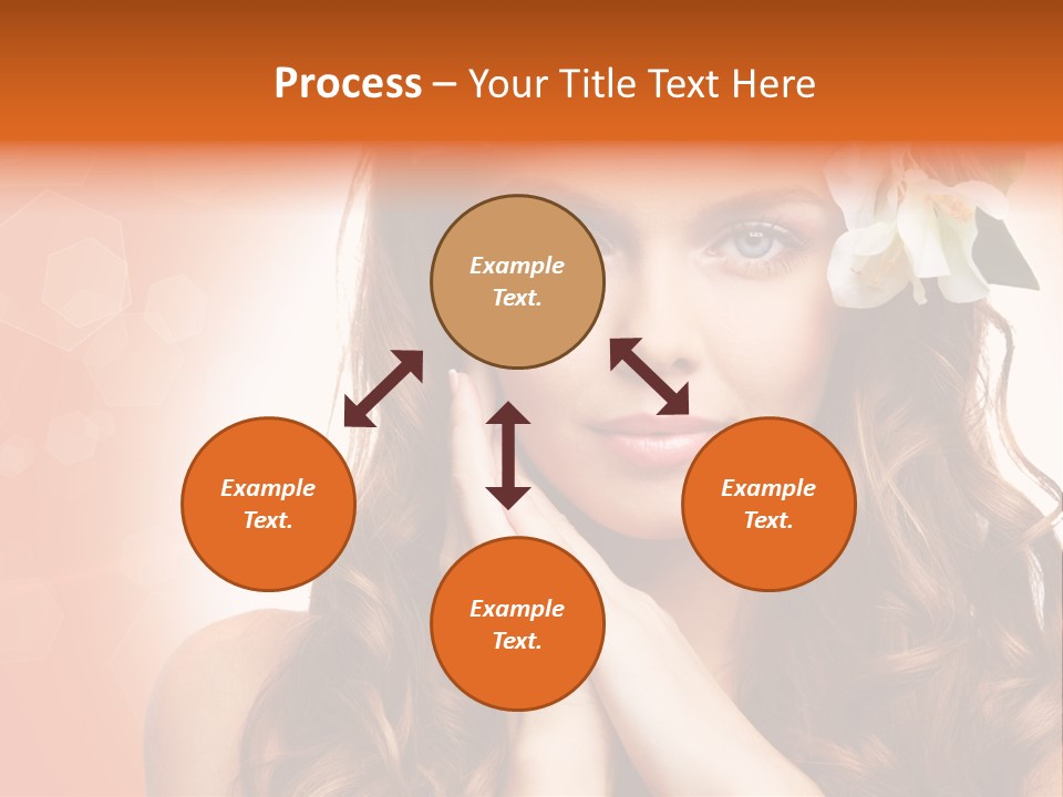 Beauty Hair Serenity PowerPoint Template