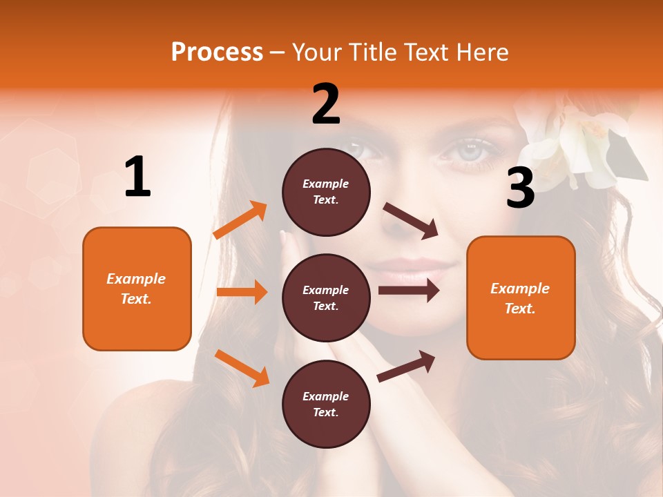Beauty Hair Serenity PowerPoint Template
