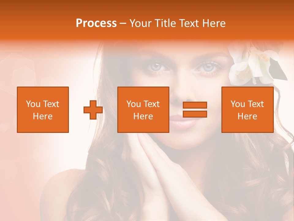 Beauty Hair Serenity PowerPoint Template