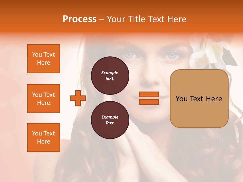 Beauty Hair Serenity PowerPoint Template