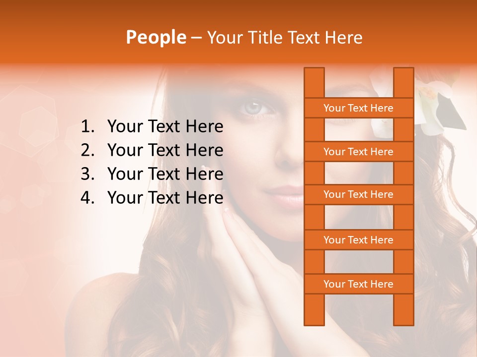 Beauty Hair Serenity PowerPoint Template