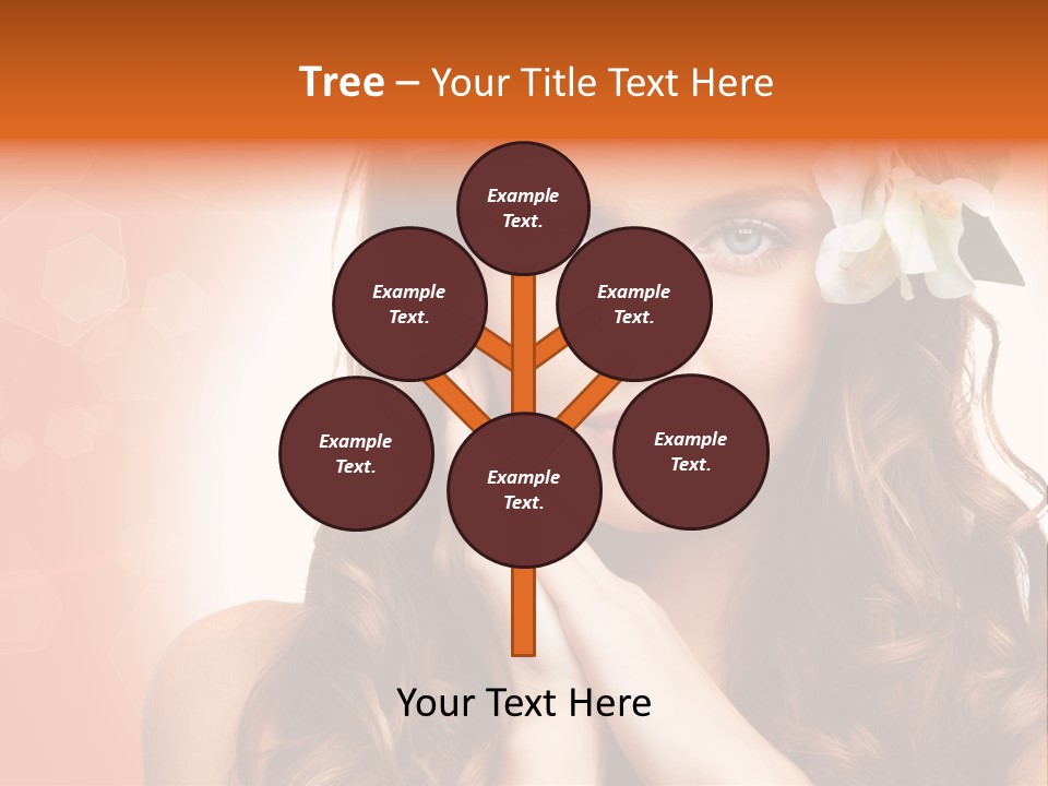 Beauty Hair Serenity PowerPoint Template