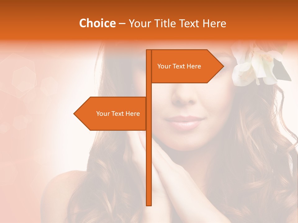 Beauty Hair Serenity PowerPoint Template