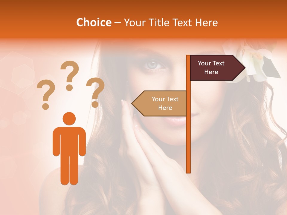 Beauty Hair Serenity PowerPoint Template