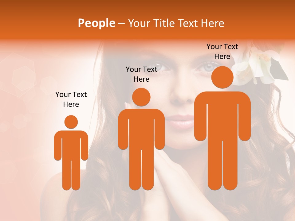 Beauty Hair Serenity PowerPoint Template