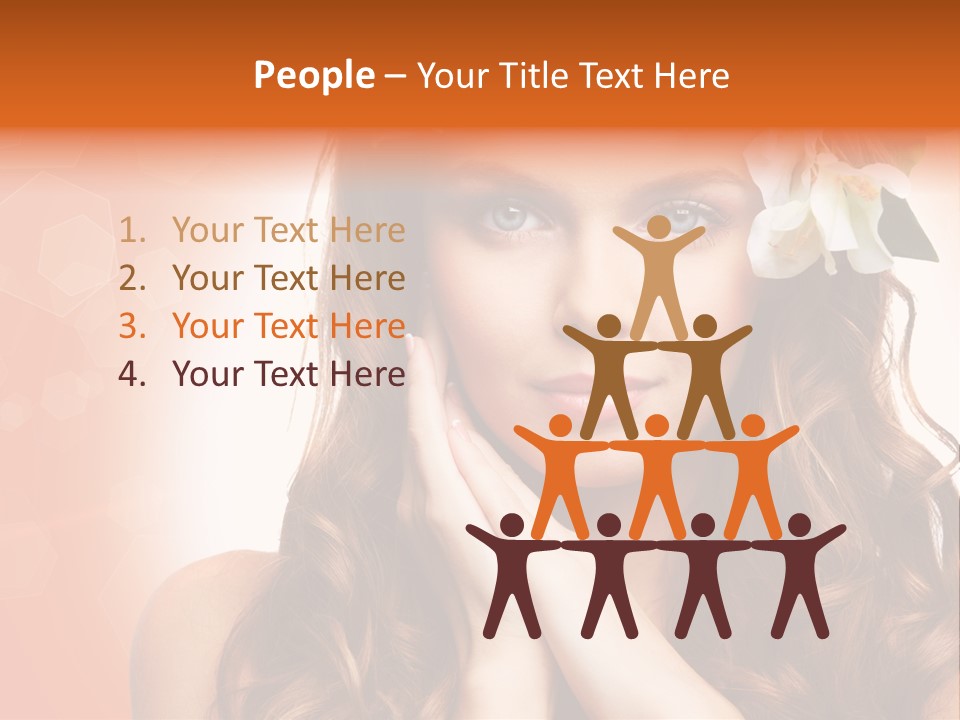 Beauty Hair Serenity PowerPoint Template