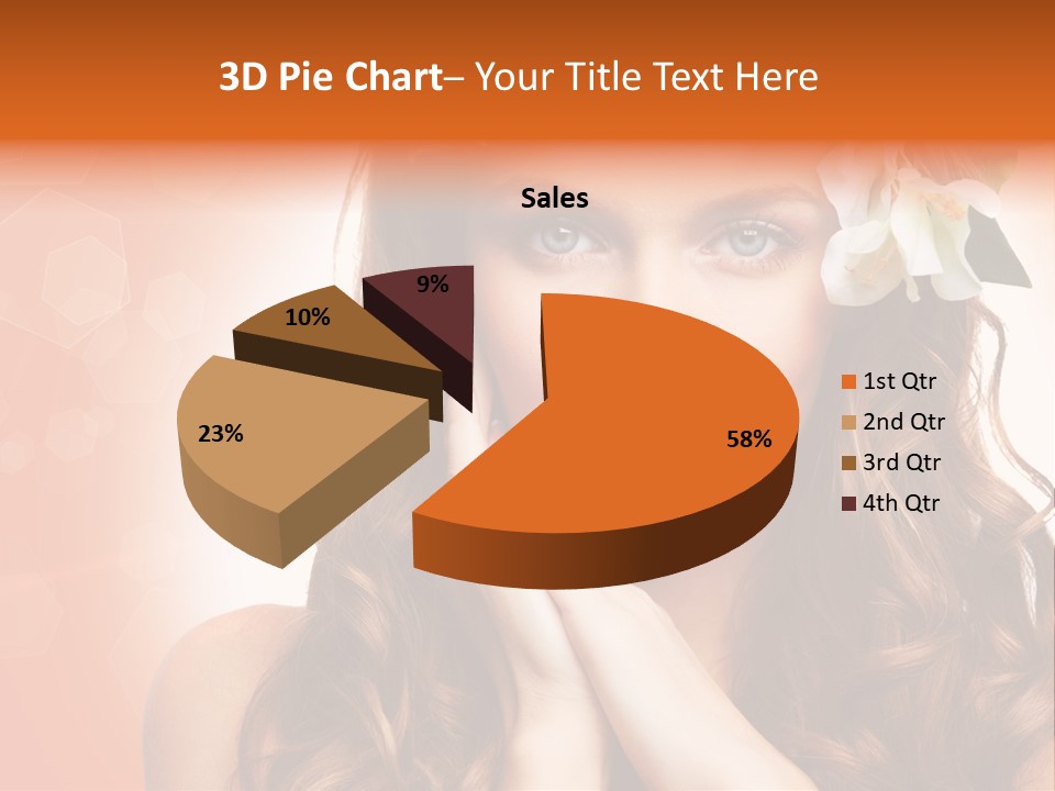 Beauty Hair Serenity PowerPoint Template