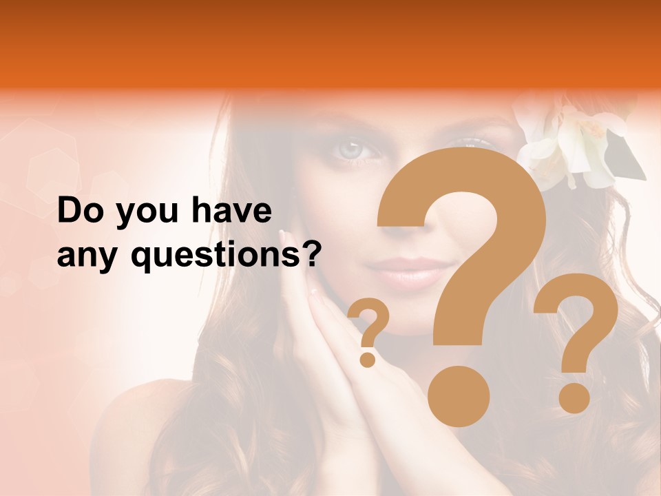 Beauty Hair Serenity PowerPoint Template