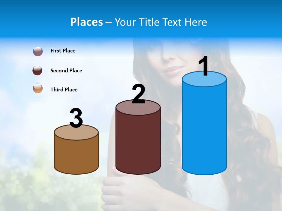Creativity Decorated Posing PowerPoint Template