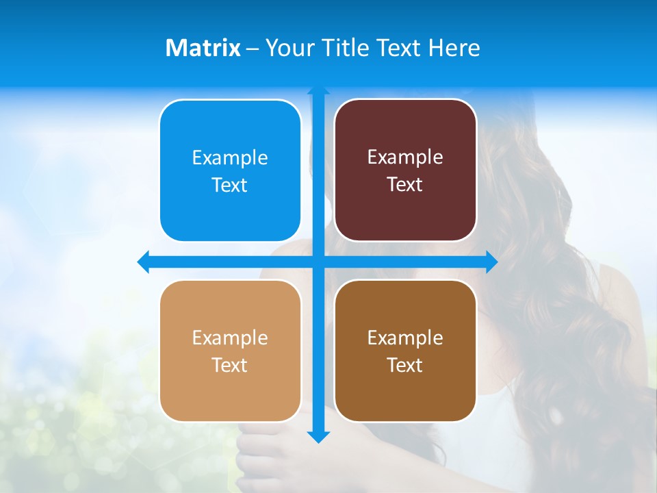 Creativity Decorated Posing PowerPoint Template